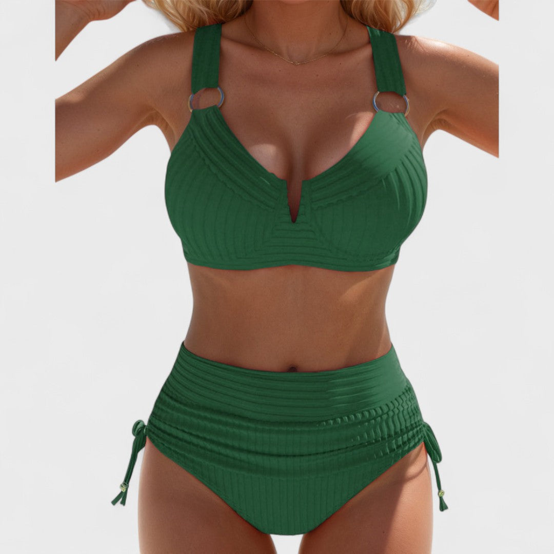 Laluna - Set bikini seducente con slip a vita alta