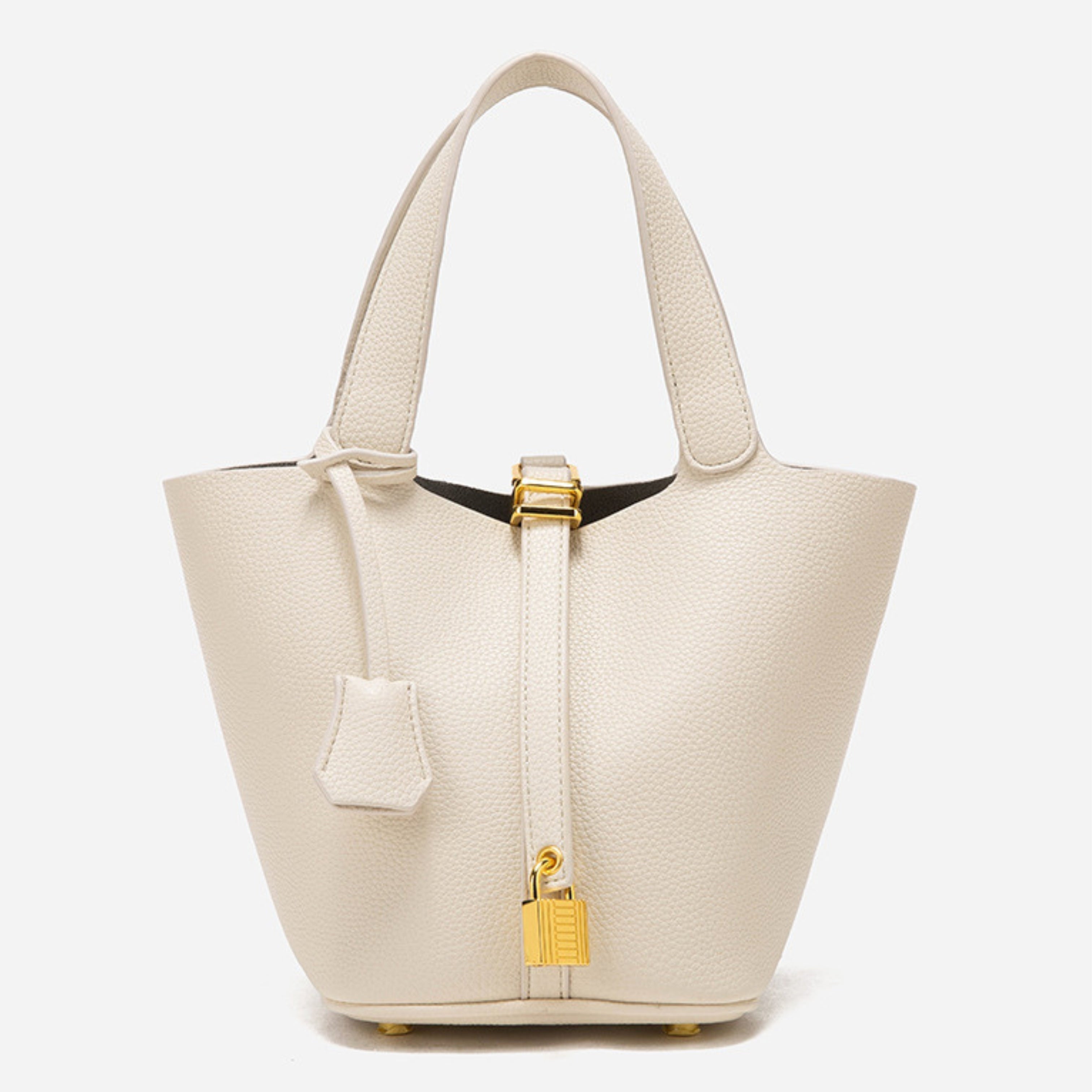 Glaiza | Borsa a Secchiello Gold-Lock Elegante