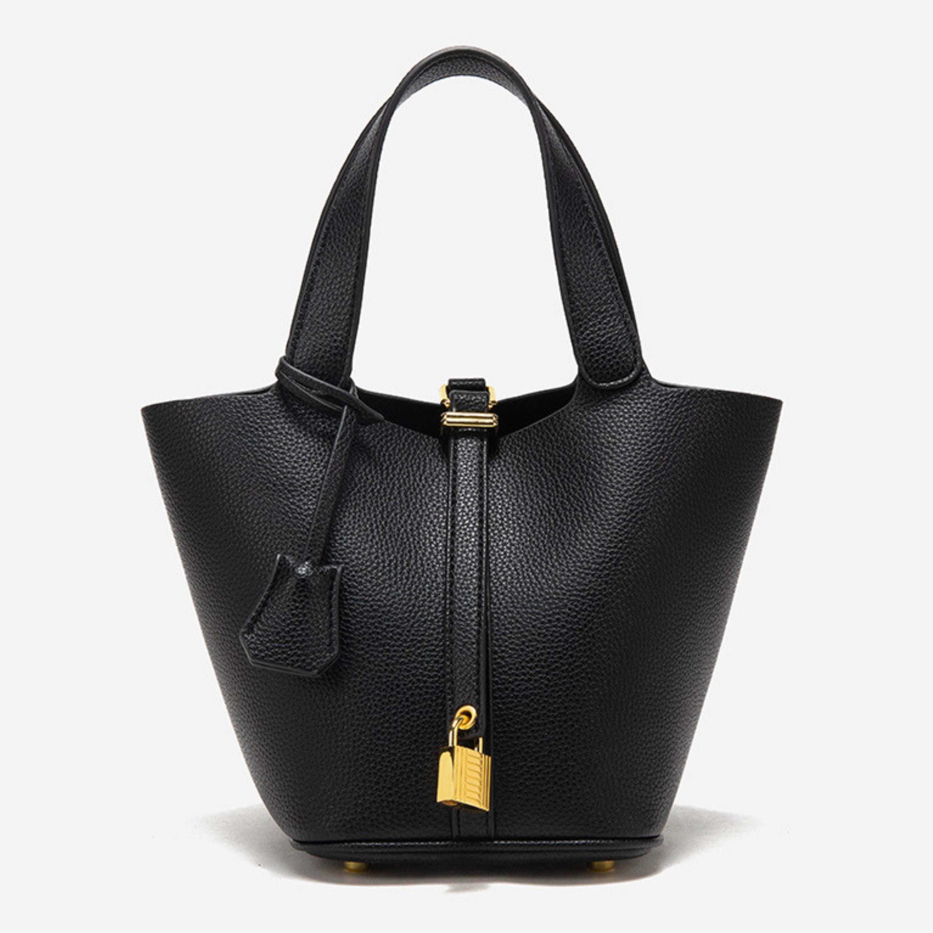 Glaiza | Borsa a Secchiello Gold-Lock Elegante