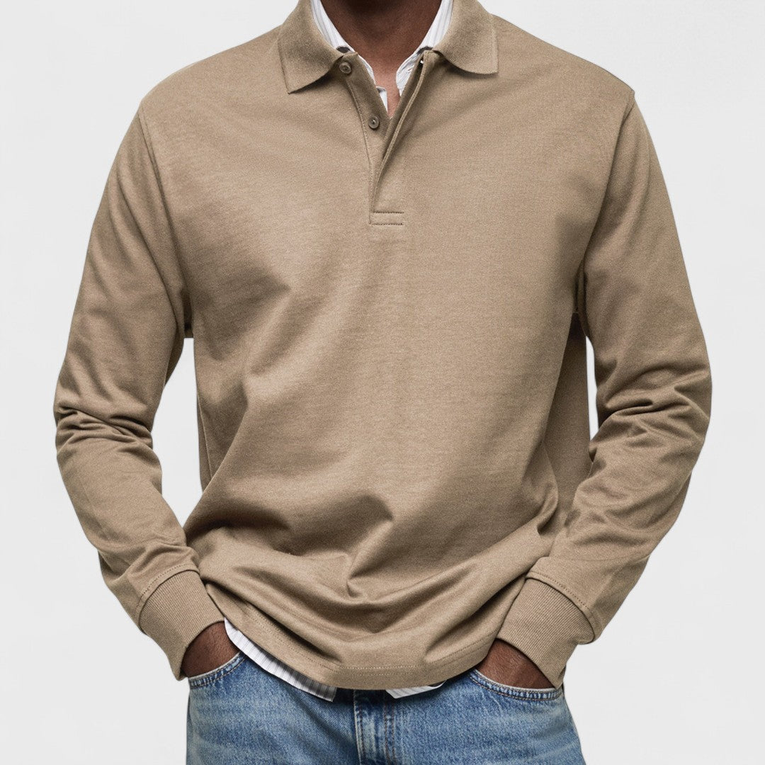 Marconelli - Polo lussuoso con maniche lunghe