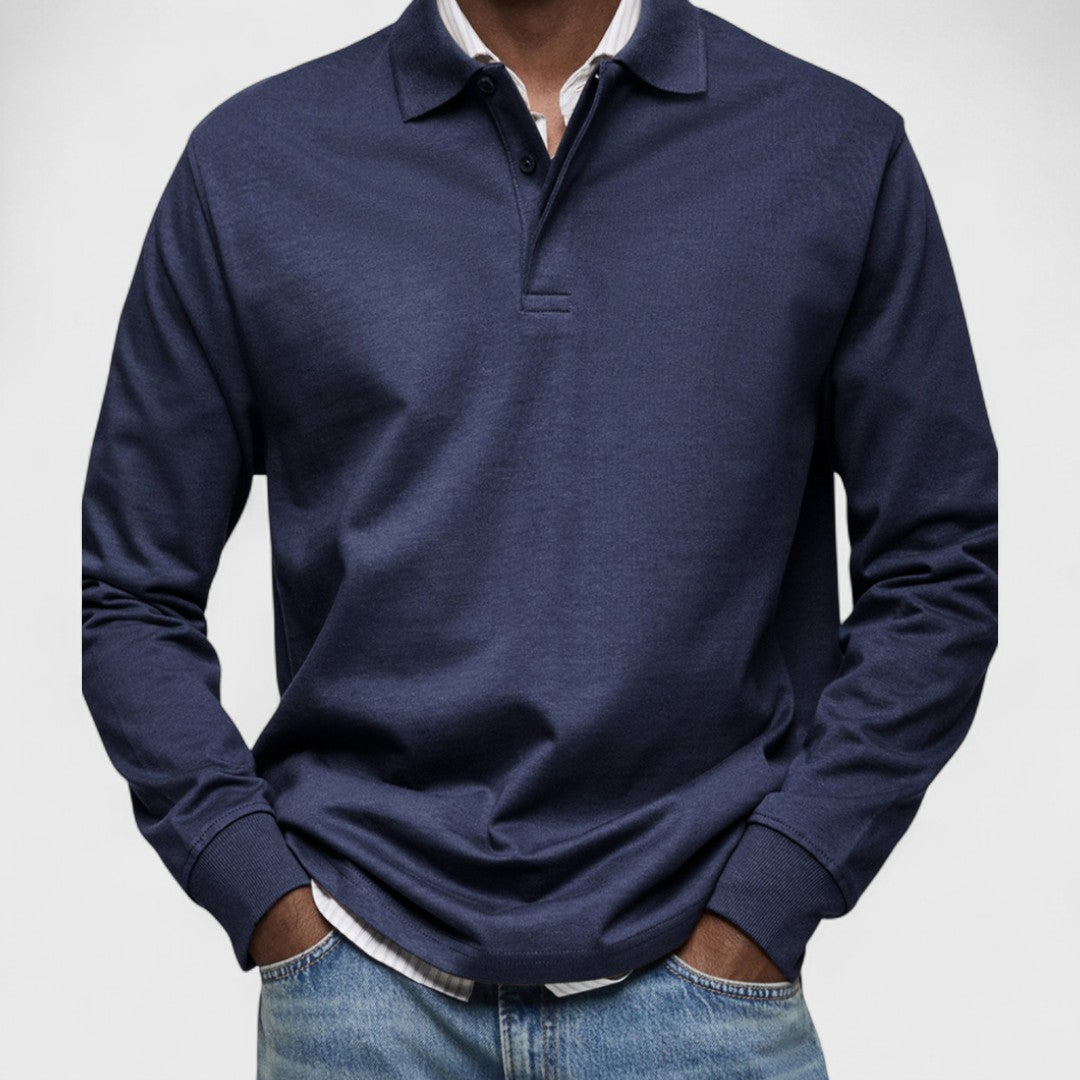 Marconelli - Polo lussuoso con maniche lunghe