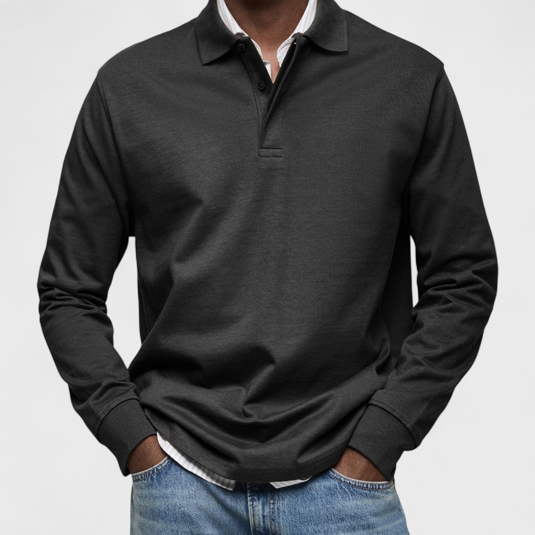 Marconelli - Polo lussuoso con maniche lunghe