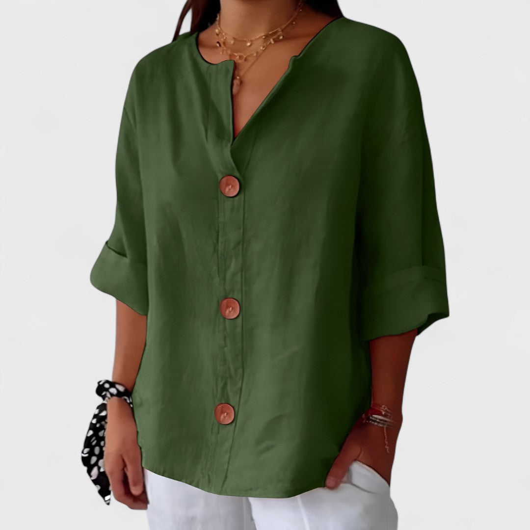 Idun - Camicia casual in lino