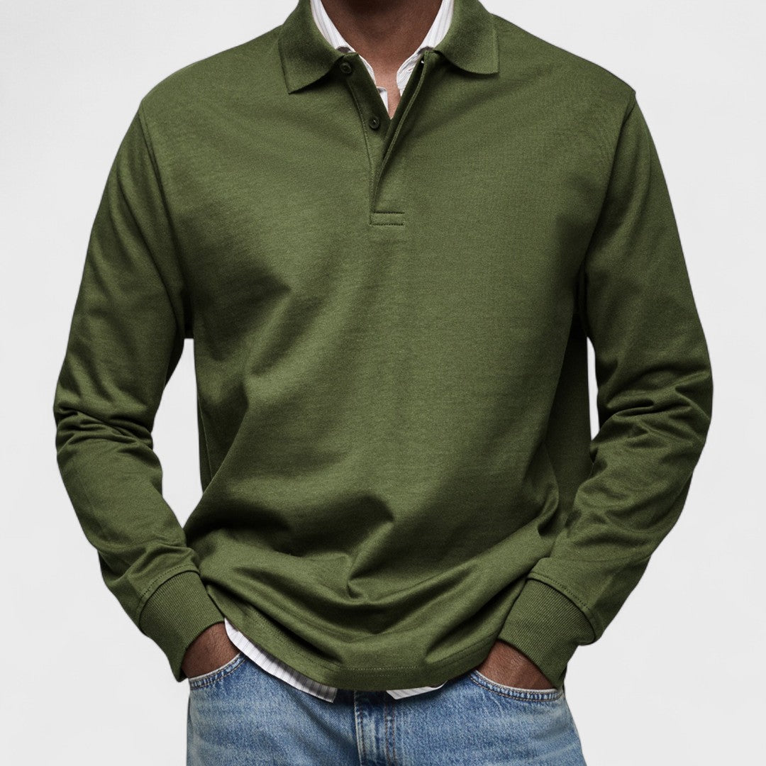 Marconelli - Polo lussuoso con maniche lunghe