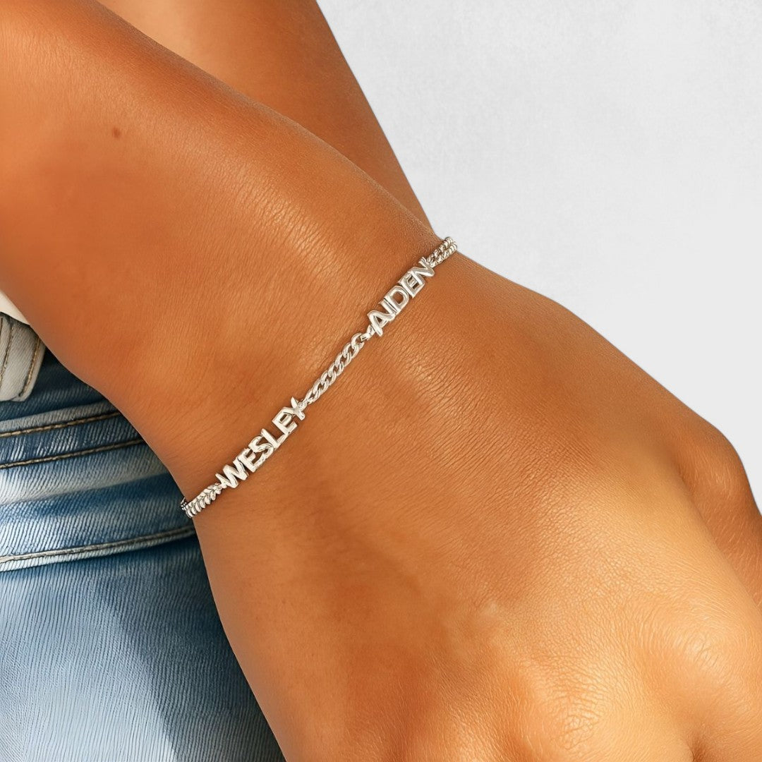 Nurya - Bracciale con i nomi dei vostri cari
