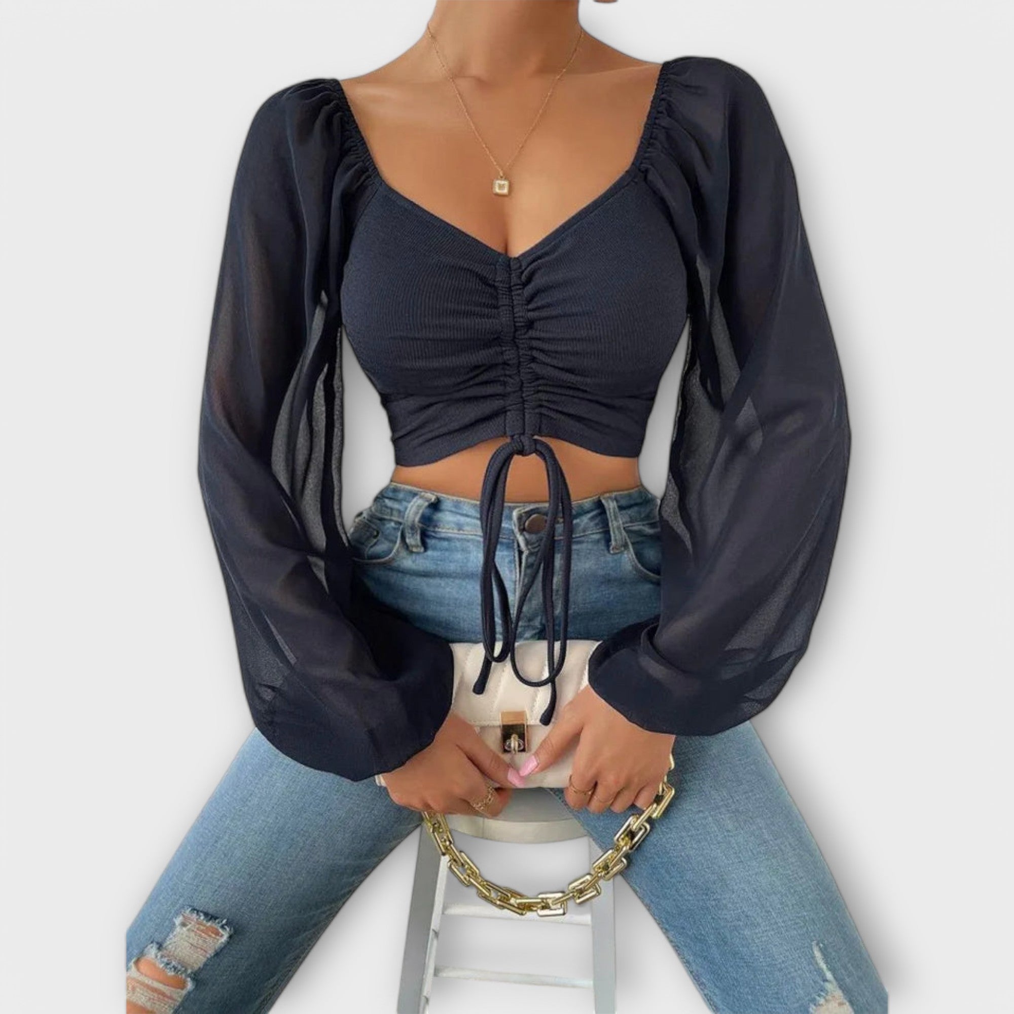 Jacqueline - Camicetta serale versatile