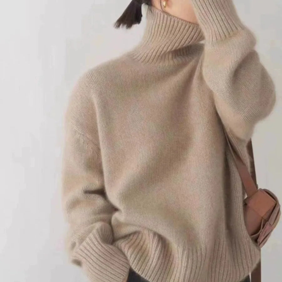 Zoey - Maglione Oversized con Collo Alto