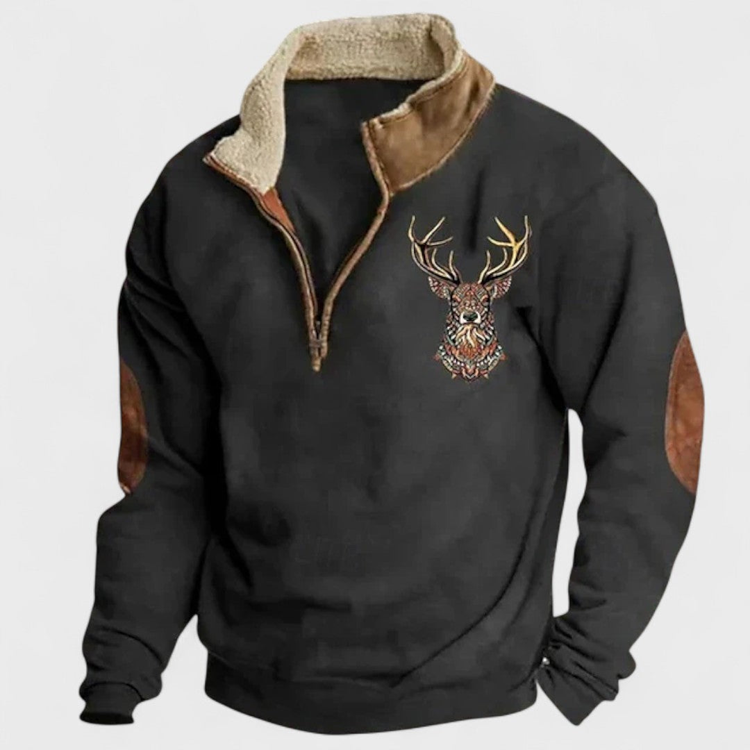 Jake - Maglione con zip confortevole