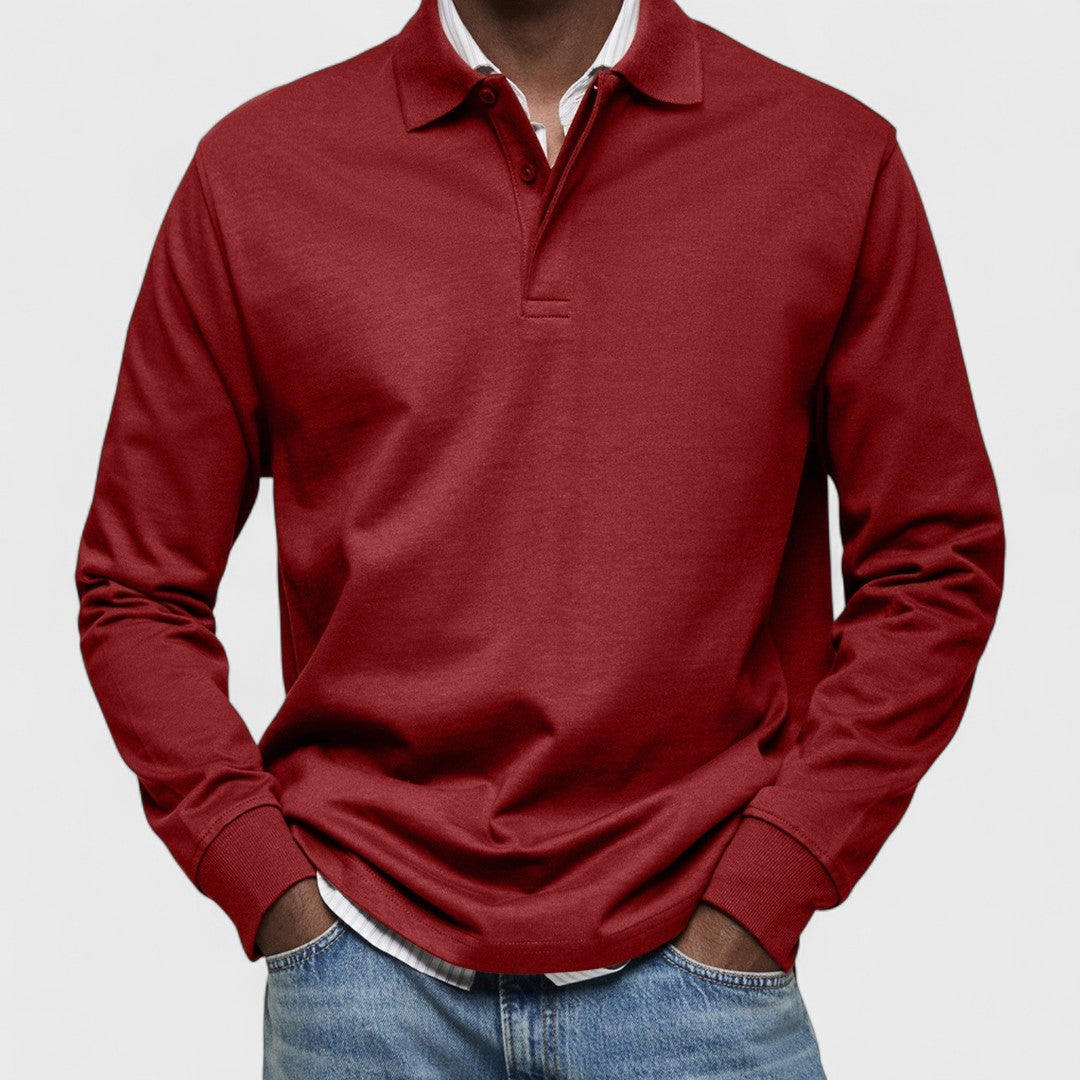 Marconelli - Polo lussuoso con maniche lunghe