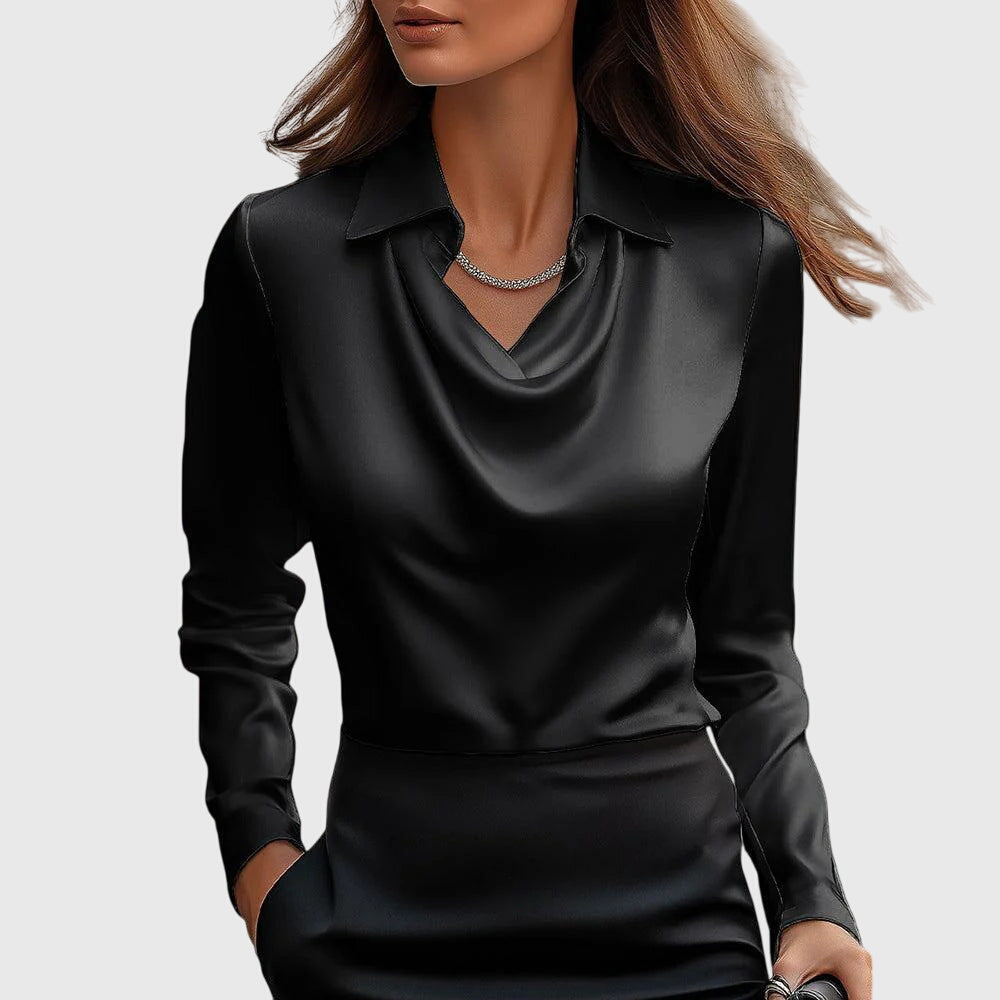Brooklyn – Camicetta Elegante in Satin Lucido