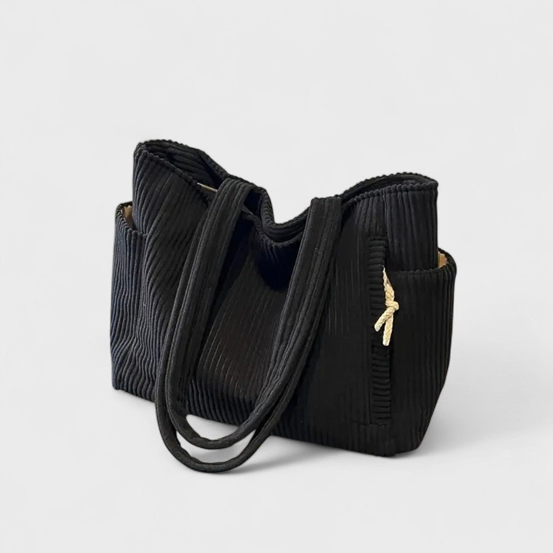 Tilda – Borsa tote a coste con cordoncino