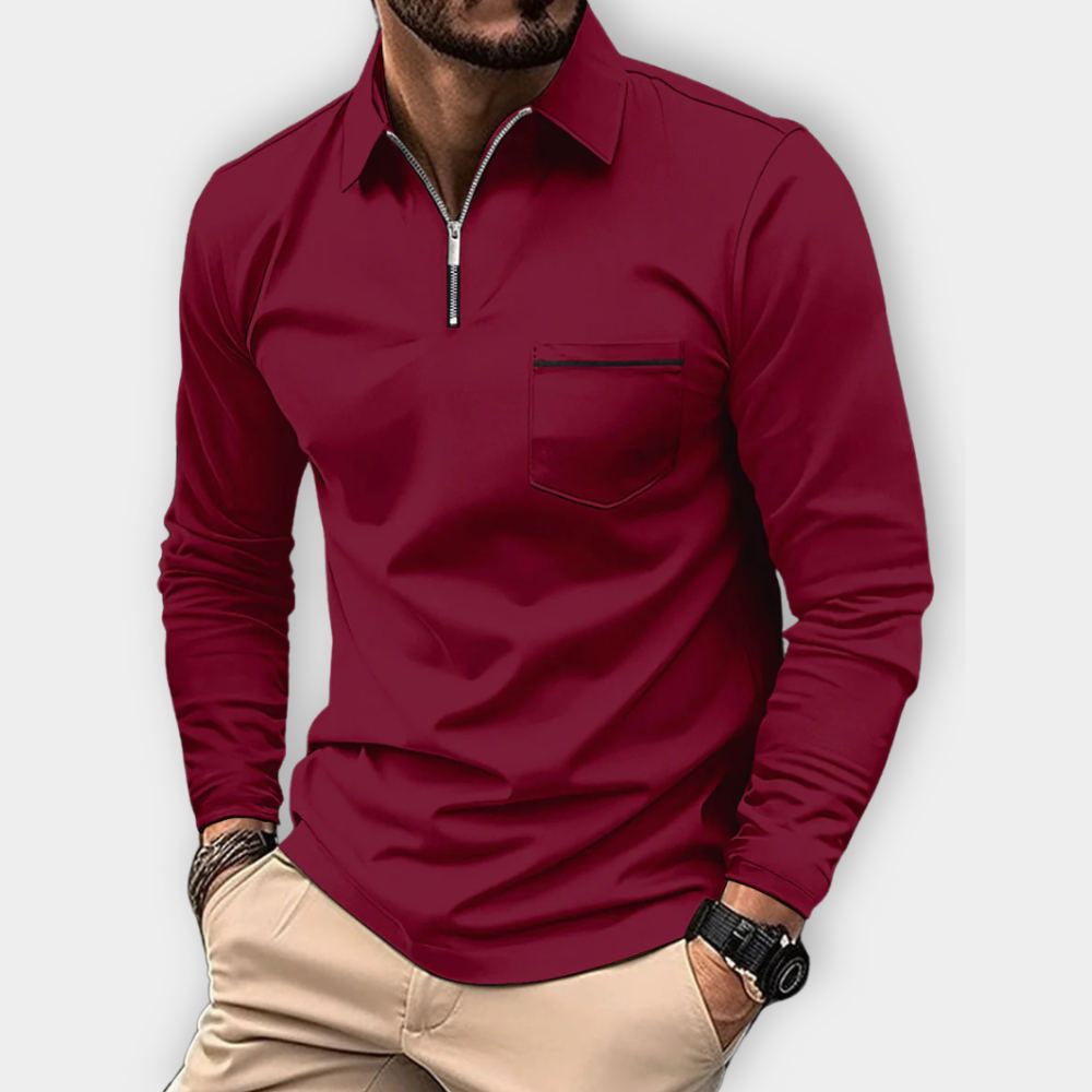 Maxim - Polo a Maniche Lunghe