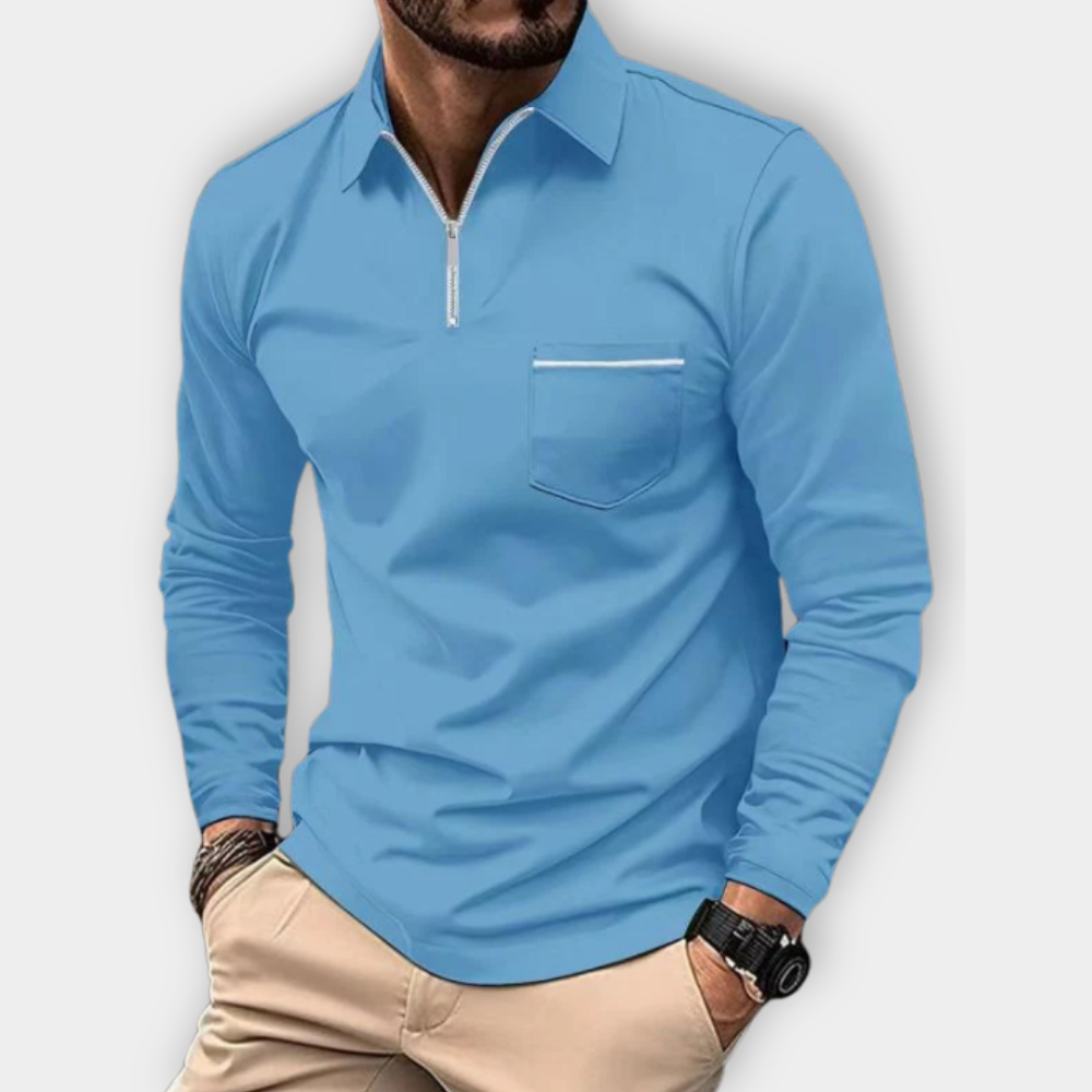 Maxim - Polo a Maniche Lunghe