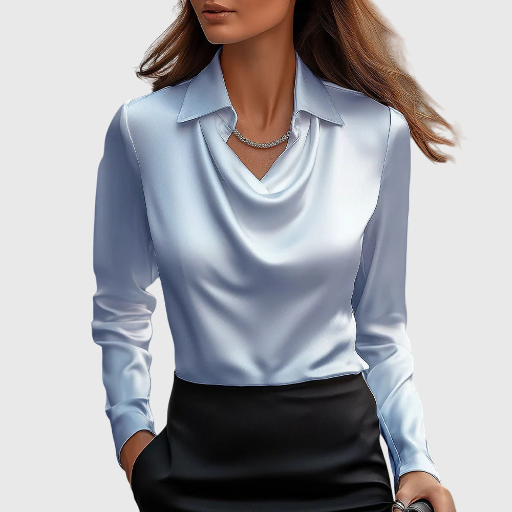 Brooklyn – Camicetta Elegante in Satin Lucido