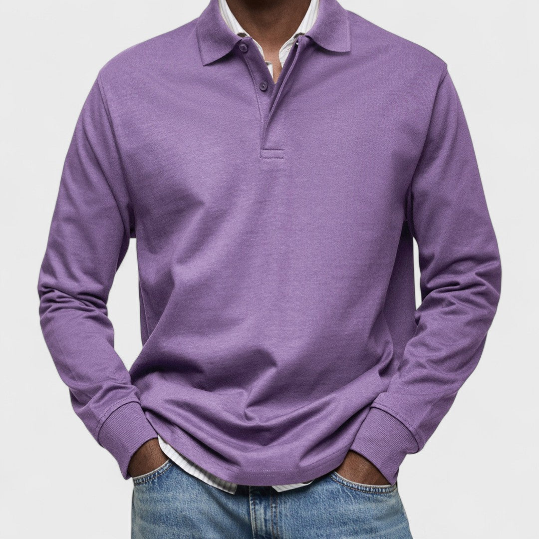 Marconelli - Polo lussuoso con maniche lunghe