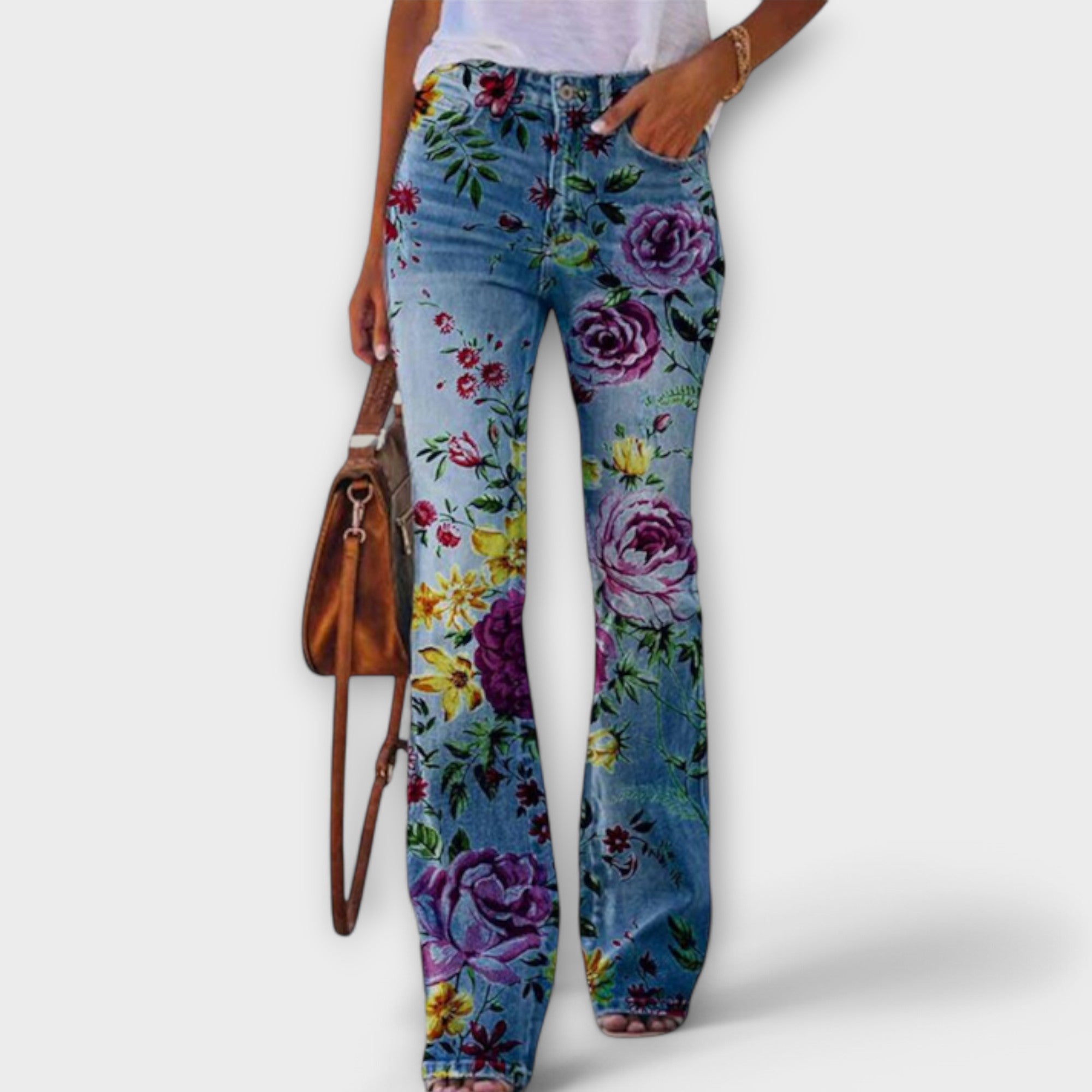 Tubo con fiori