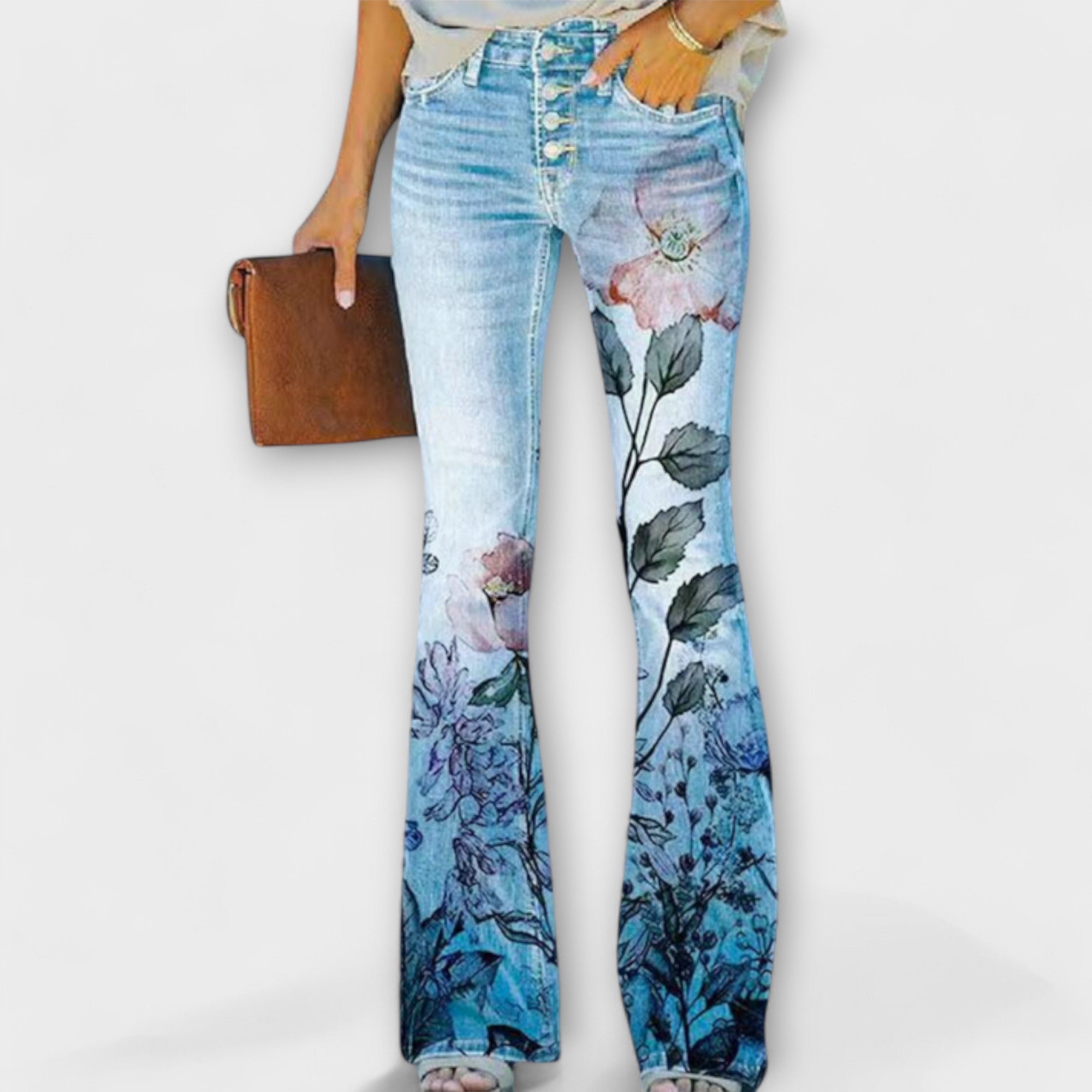 Tubo con fiori