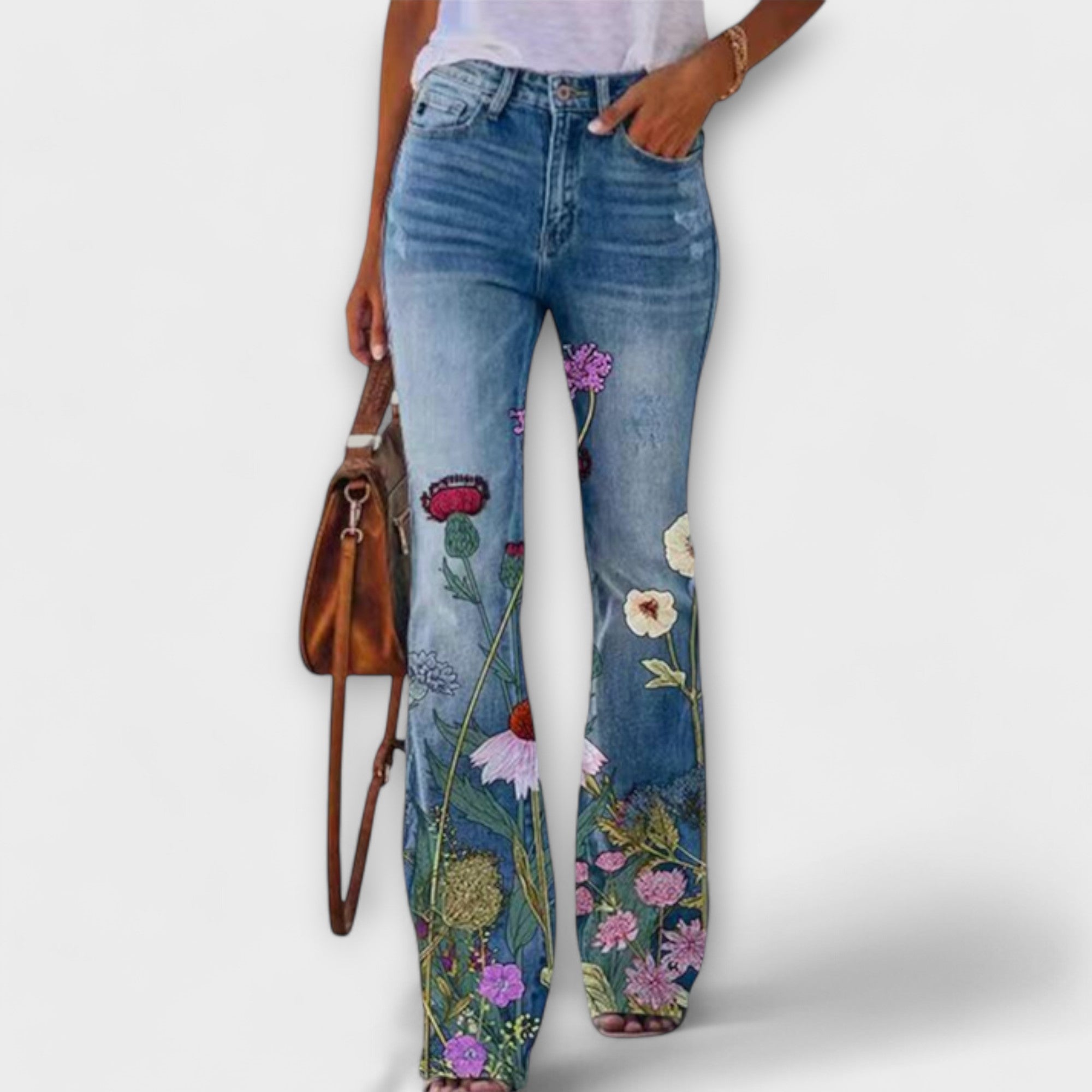 Tubo con fiori