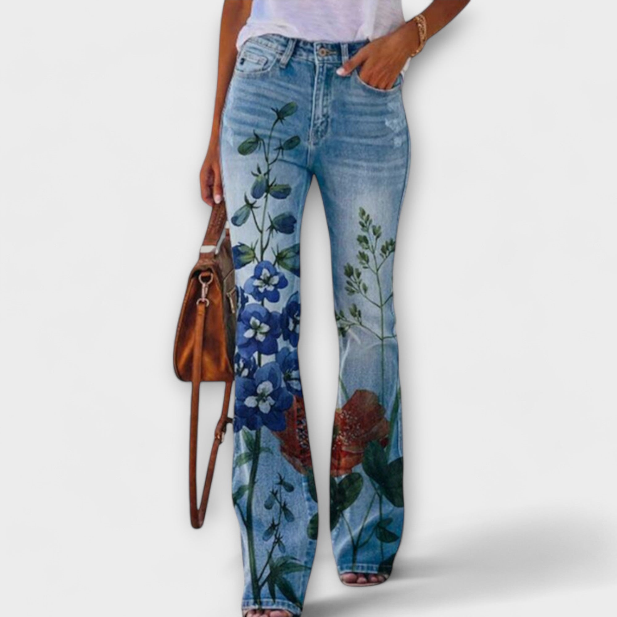 Tubo con fiori