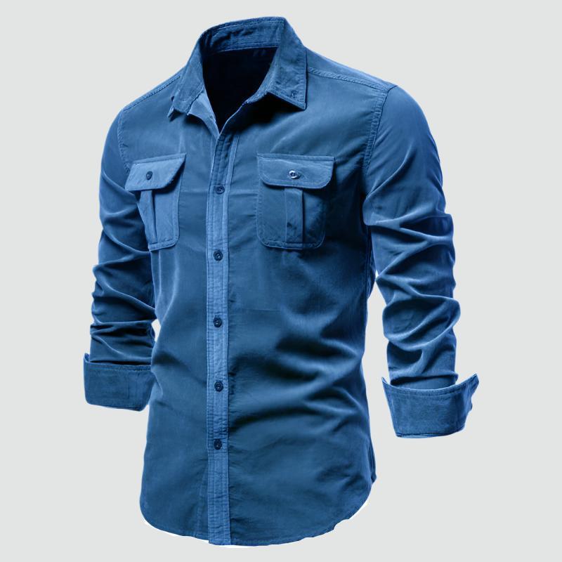 Camicia da uomo Conor in velluto a coste