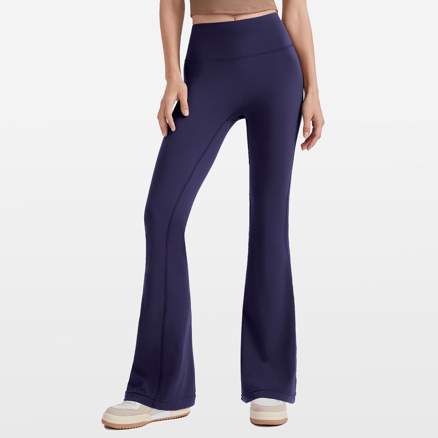 Serena - Pantaloni casual con gamba a Campana