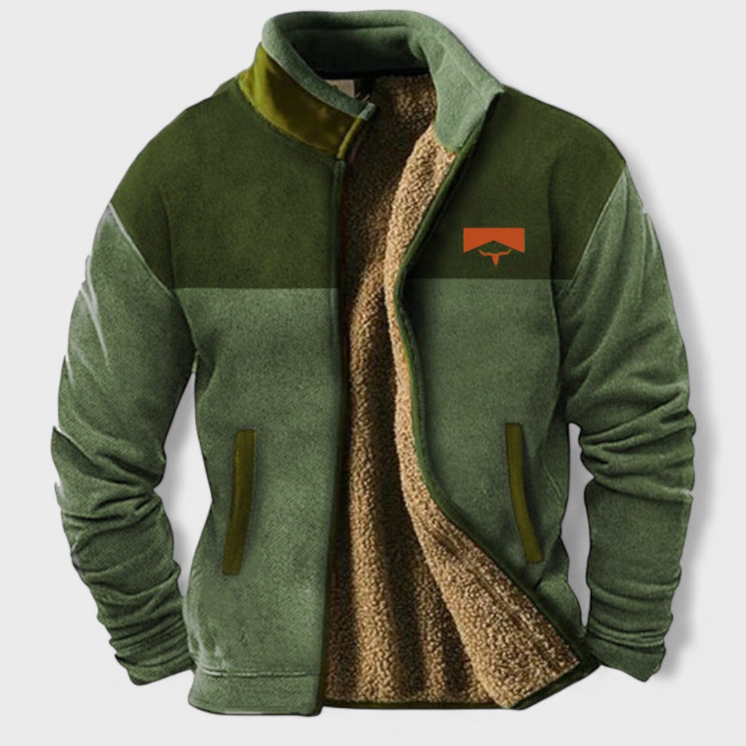 Frostrebel - Giacca in pile elegante con fodera termica