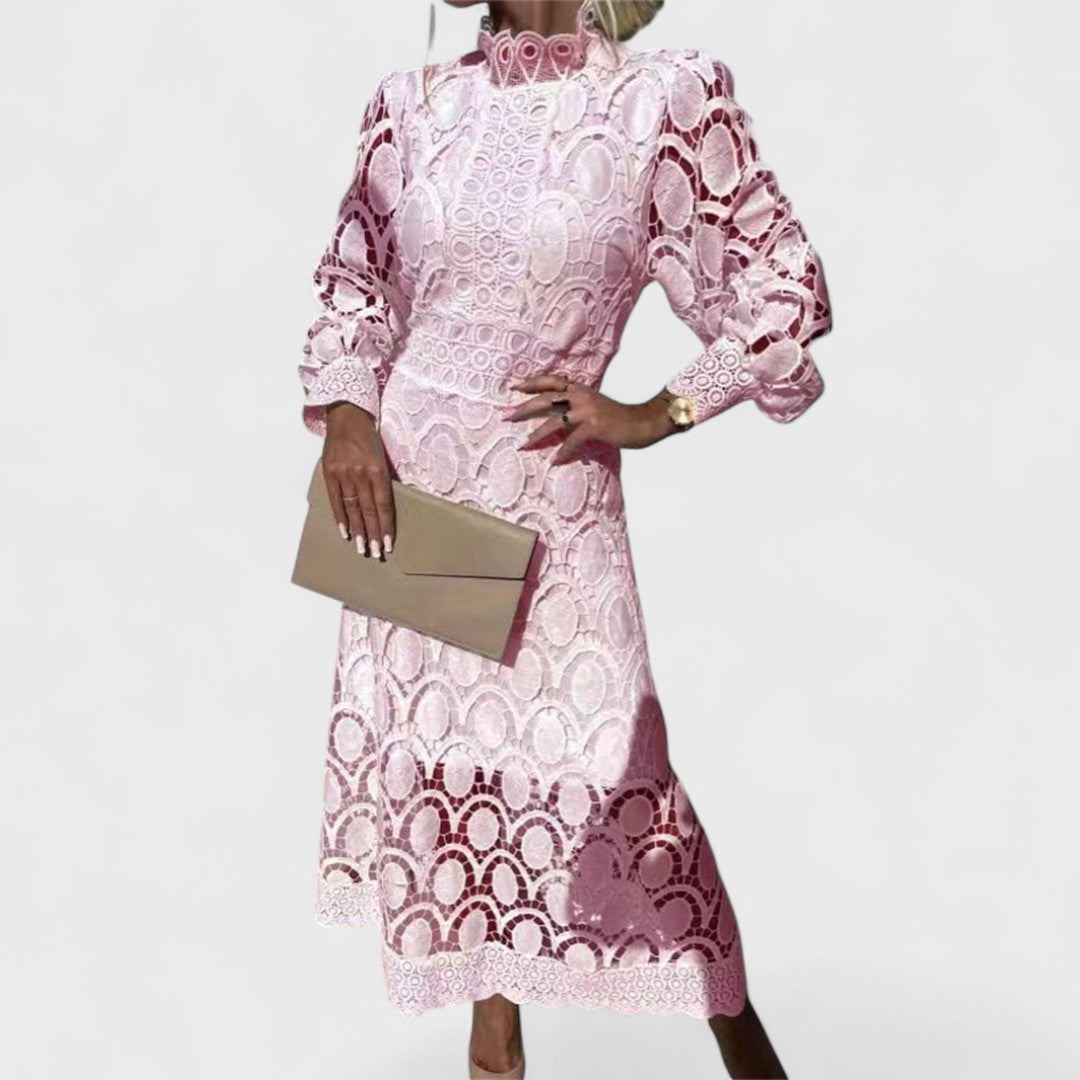 Élise - Abito in pizzo brillante e femminile