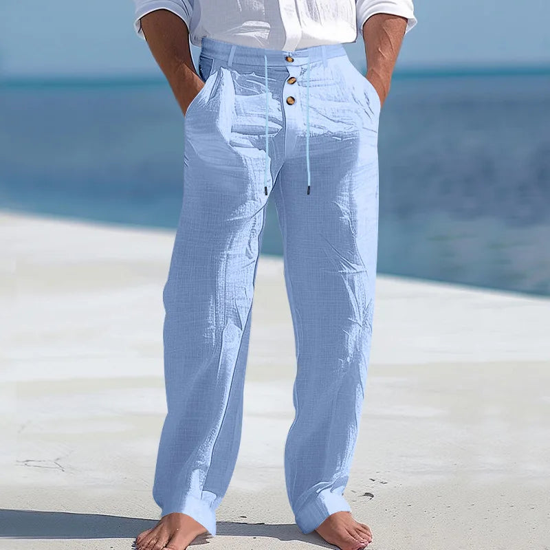 Pantaloni Riviera in Lino Sahin