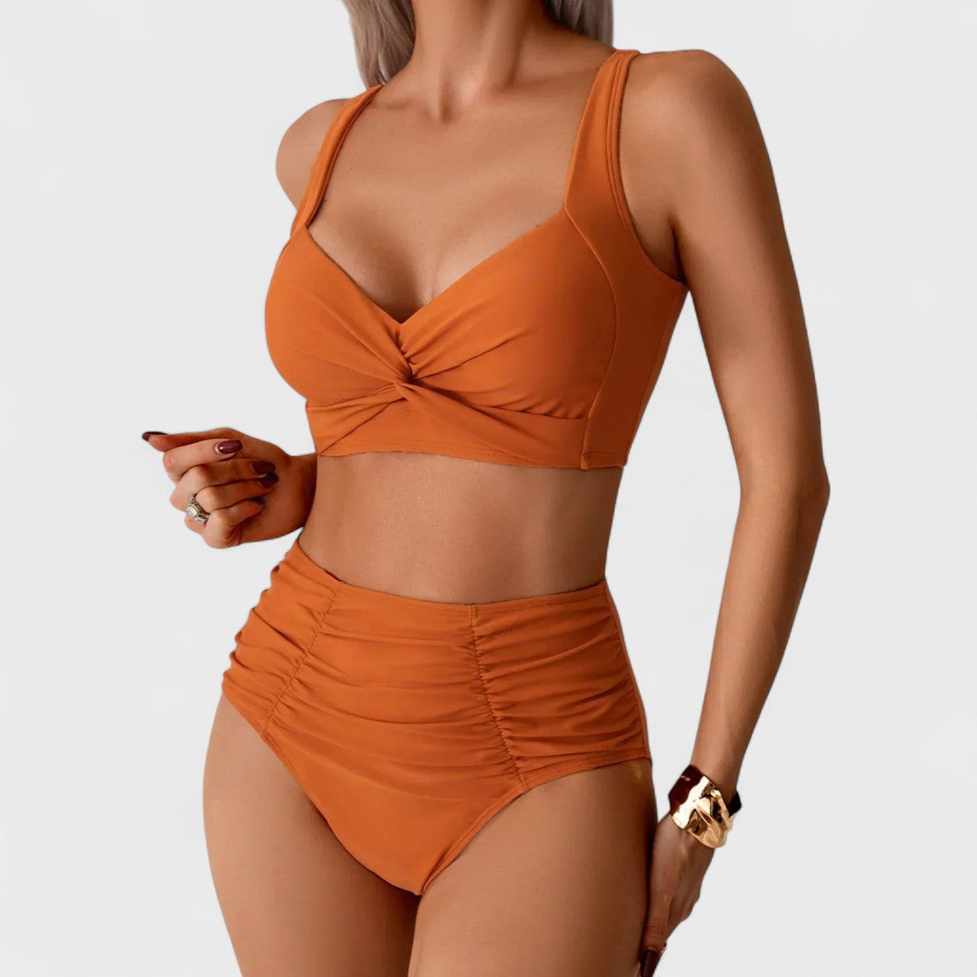 Freyo - Bikini a fascia con volant