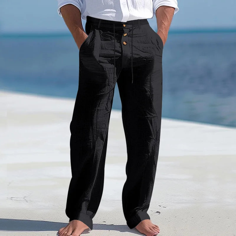 Pantaloni Riviera in Lino Sahin