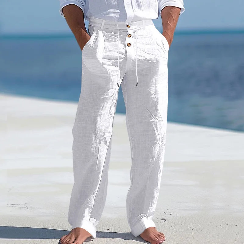 Pantaloni Riviera in Lino Sahin