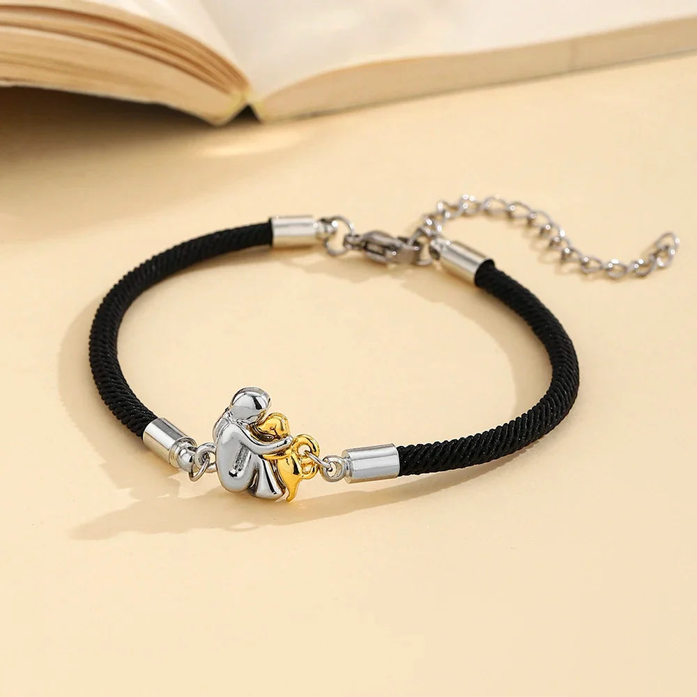 Elisa - Bracciale con cordino e icona cane
