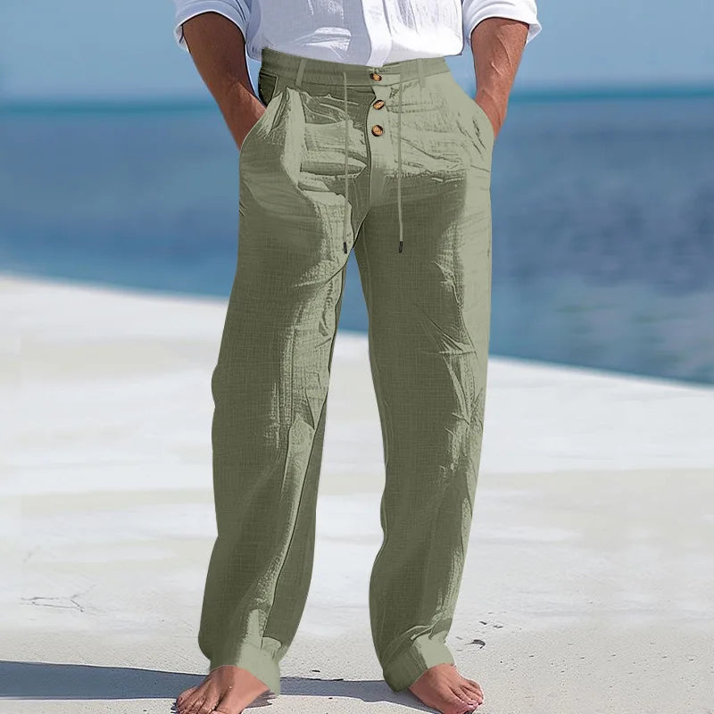 Pantaloni Riviera in Lino Sahin