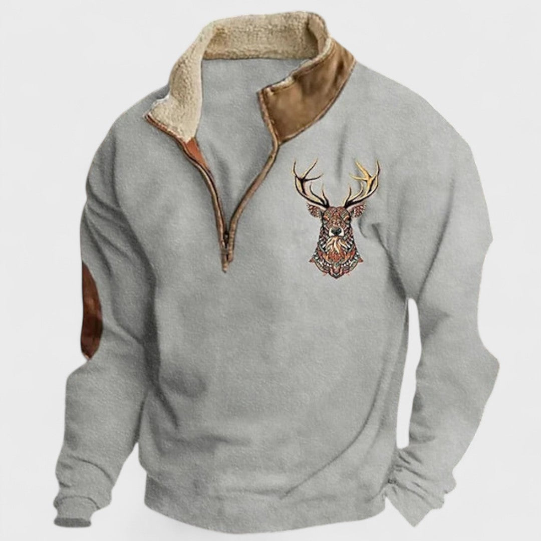 Jake - Maglione con zip confortevole