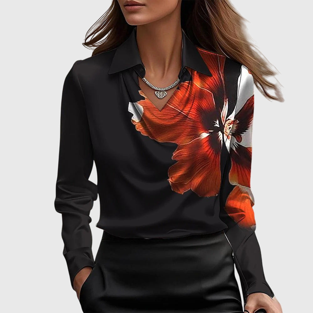 Brooklyn – Camicetta Elegante in Satin Lucido