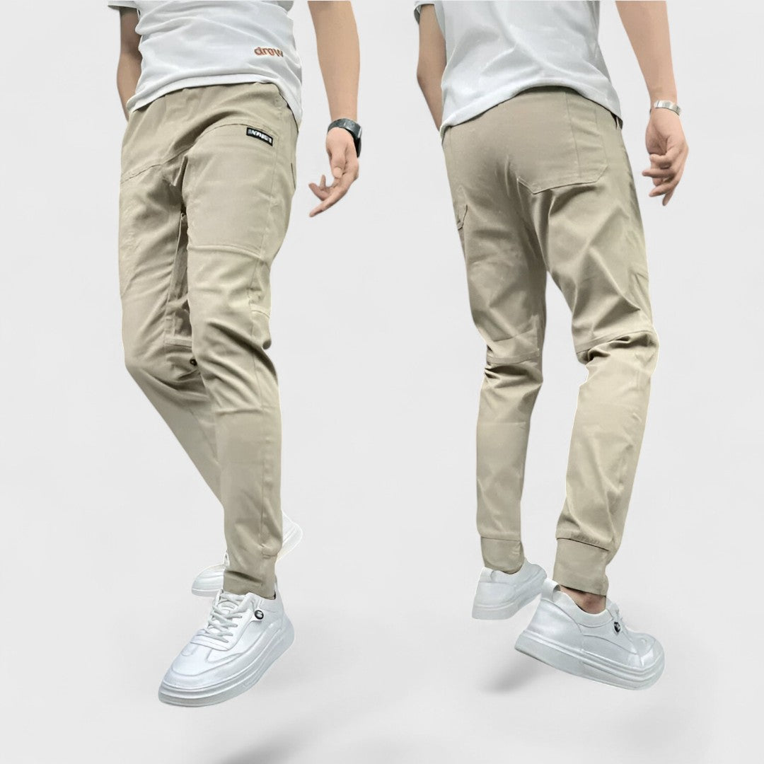 Tommaso - Pantaloni cargo premium elasticizzati