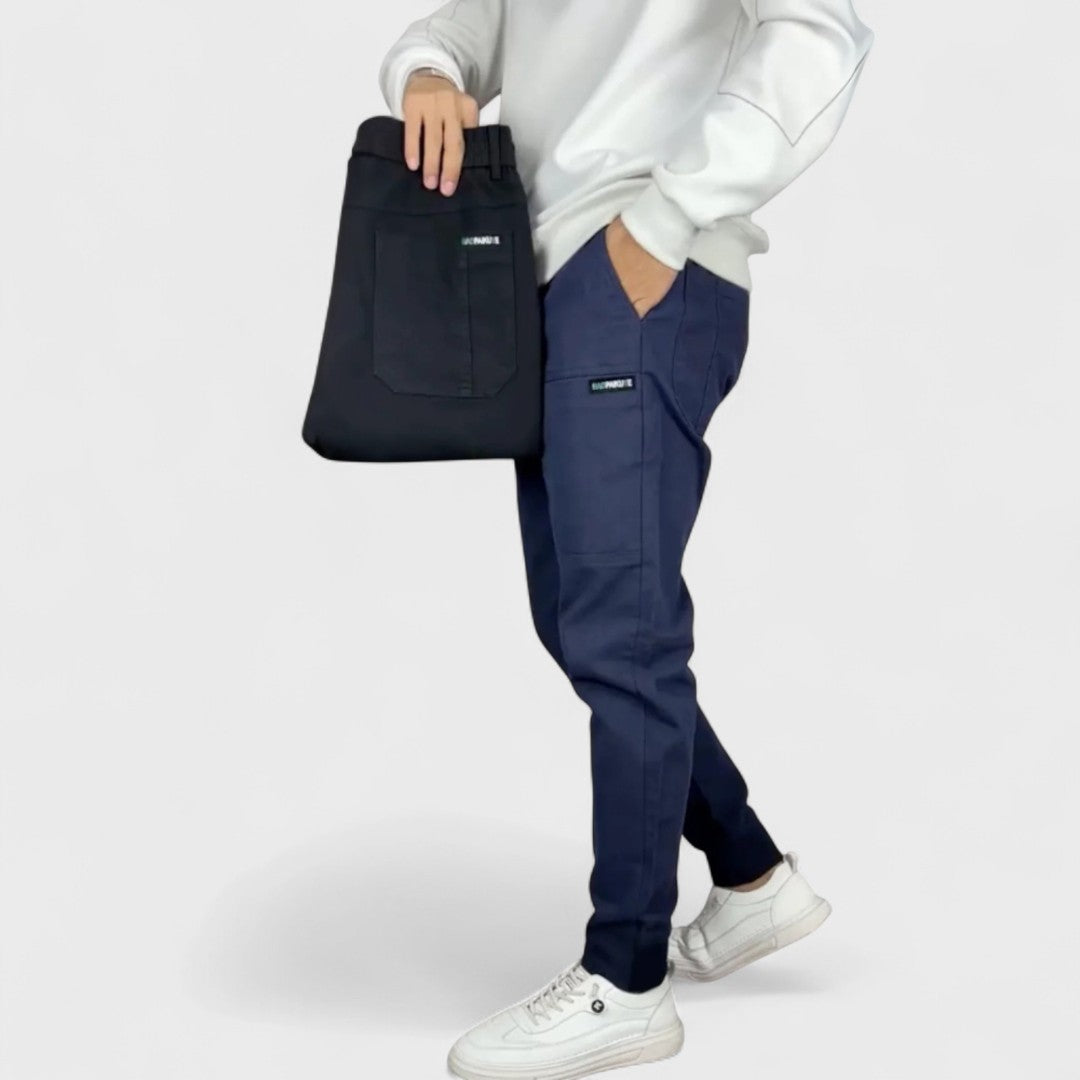 Tommaso - Pantaloni cargo premium elasticizzati